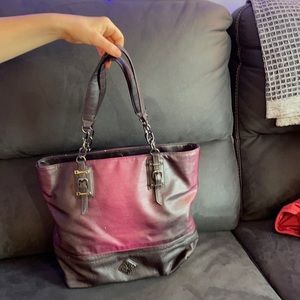 Vera Wang Pocket book- Color is Merlot to dark
